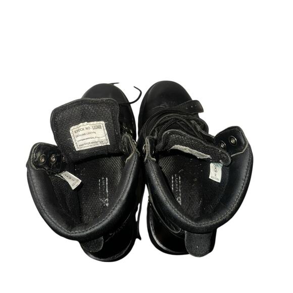 Xelement Womens Ultimate Leather Steel Toe Lace-Up Motorcycle Biker Boots Sz 8 M - Picture 9 of 10